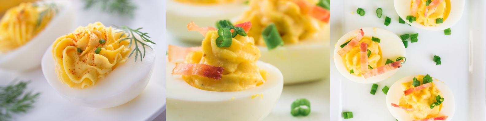 Easy Deviled Eggs recipe champagne pairing toast
