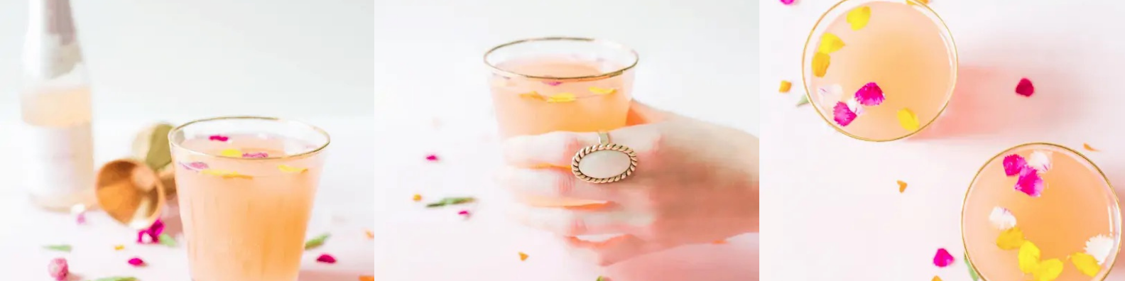 brut rosé cocktail