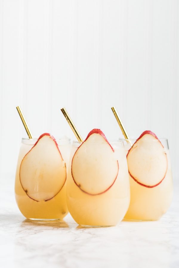 Fizzy Spiked Pear Punch