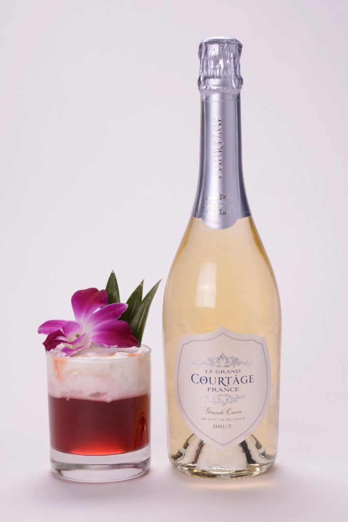 Chilled Cocktail Competition, Sparkling wine cocktail champagne sweet tiki recipe