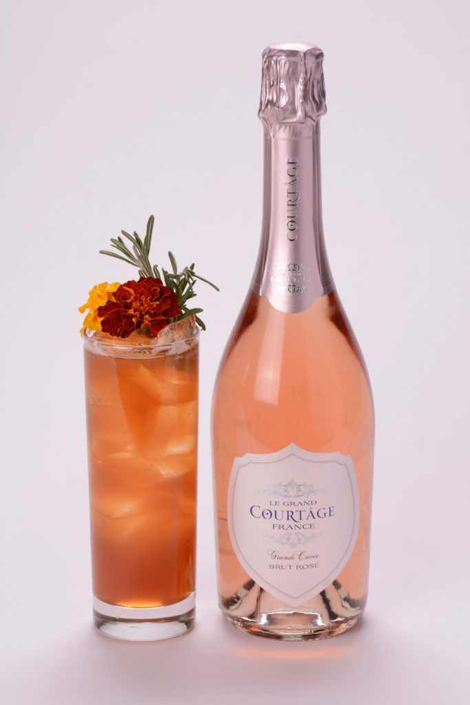 Chilled Cocktail Competition Sparkling wine champagne French cocktail recipe rosé